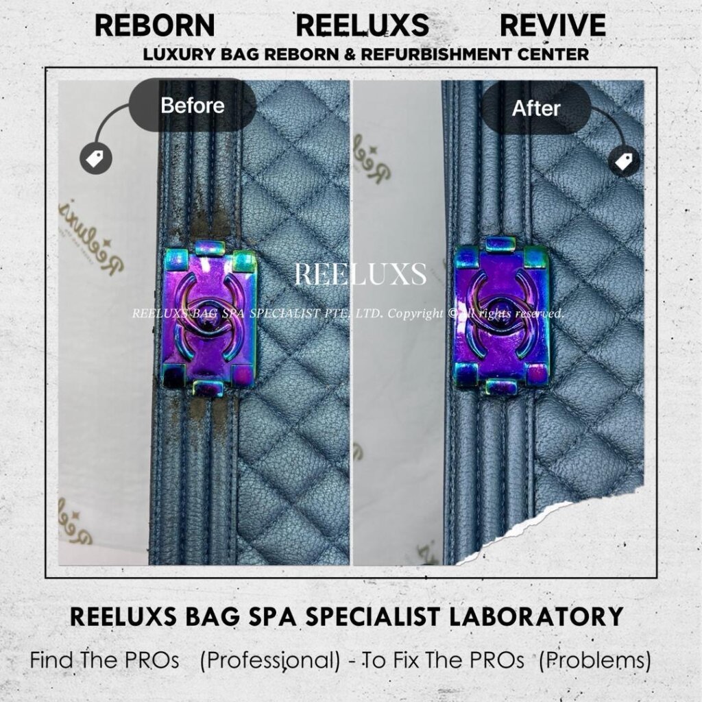Boy Color Peel Off Leather Heavy Damaged Restoration | REELUXS — frame 4
