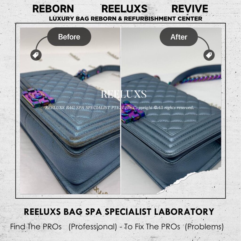 Boy Color Peel Off Leather Heavy Damaged Restoration | REELUXS — frame 2