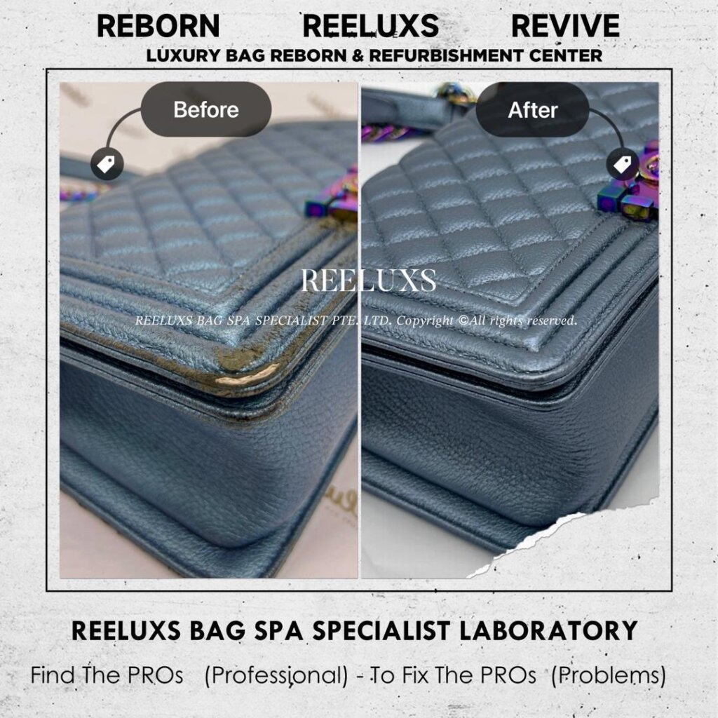 Boy Color Peel Off Leather Heavy Damaged Restoration | REELUXS — frame 1