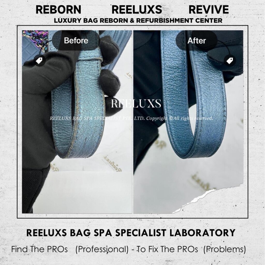 Boy Color Peel Off Leather Heavy Damaged Restoration | REELUXS — frame 5