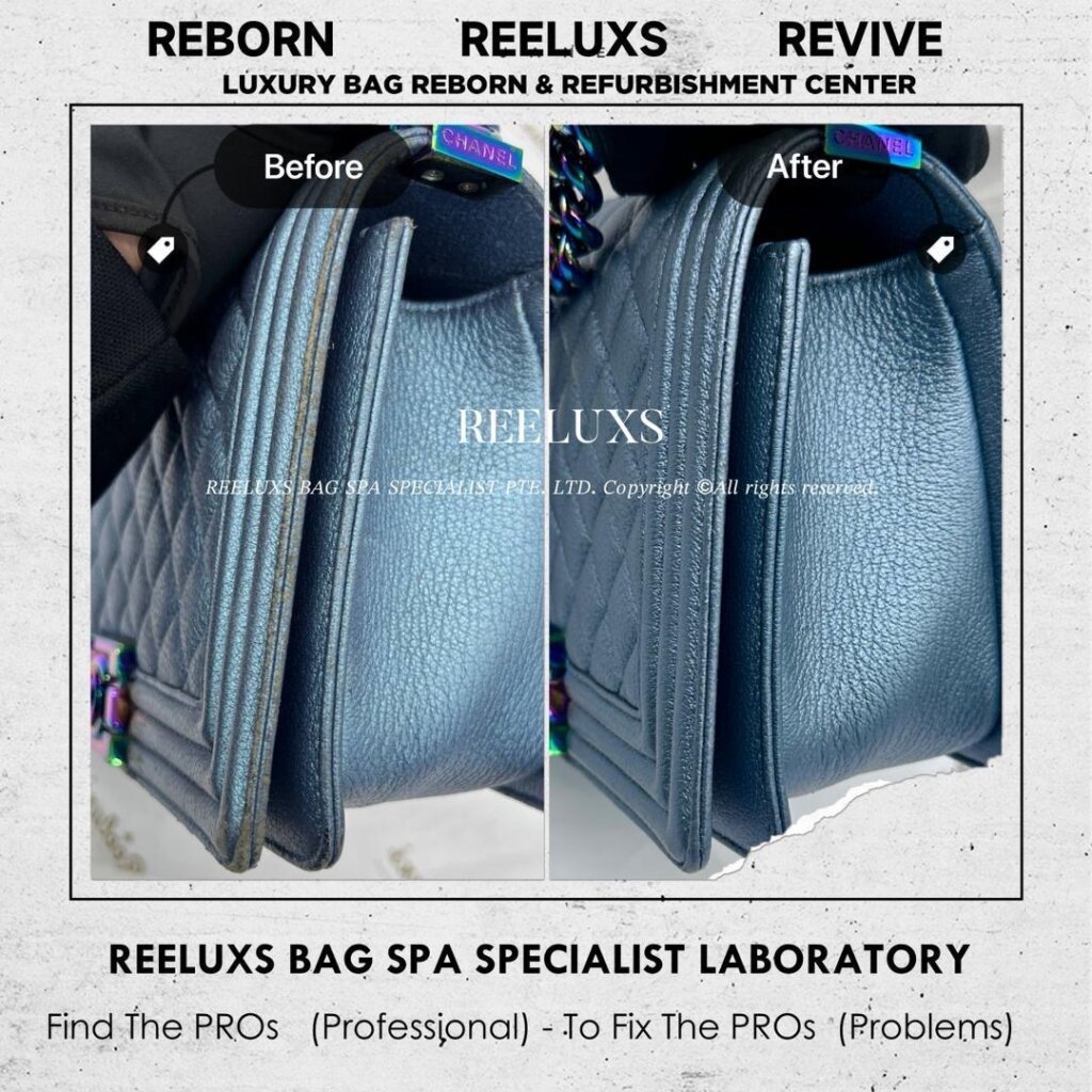 Boy Color Peel Off Leather Heavy Damaged Restoration | REELUXS — frame 6