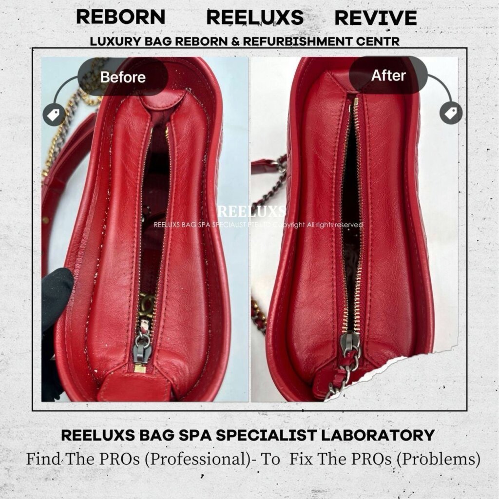 Gabrielle Hobo Bag Chain Leather Peel Off Oxidation Replacement | REELUXS — frame 3