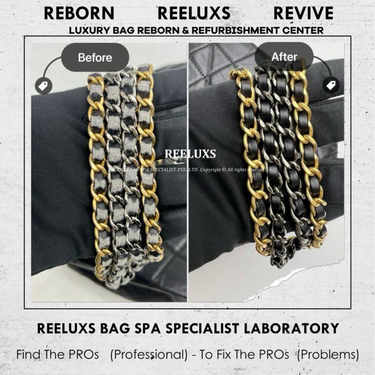 Chanel Gabrielle Backpack Chain Leather Crack & Peel Off Replacement | REELUXS