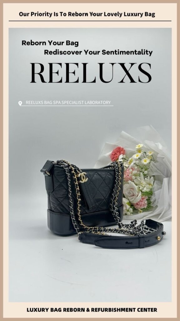 Gabrielle Hobo Bag Chain Leather Peel Off & Oxidation — frame 3