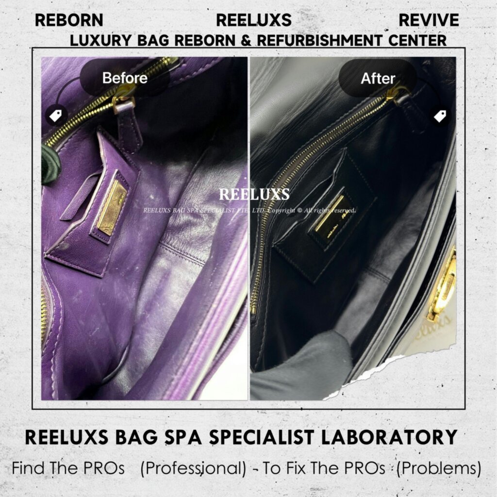 Leather Be Baguette Shoulder Bag Leather Color Faded, Damaged & Peel Off… — frame 6