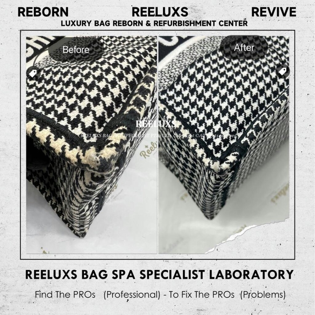 Book Tote Bag Fabric Yellowish Stain Problem Nano Spa Deep Cleaning Treatment… — frame 6