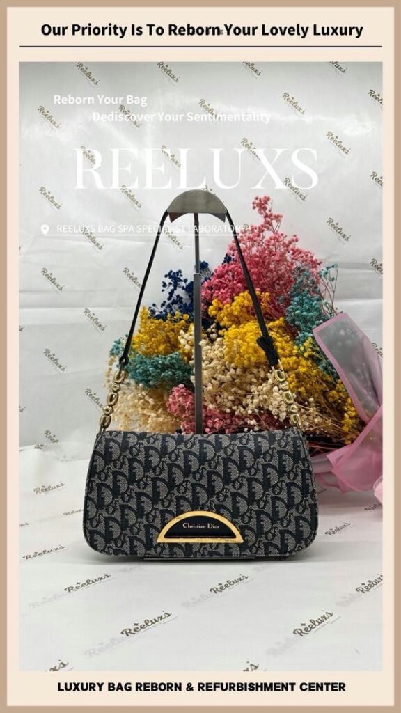 Christian Dior Oblique 30 Montaigne Bag Partial Leather Restoration, Nano Spa Cleaning,… — frame 5