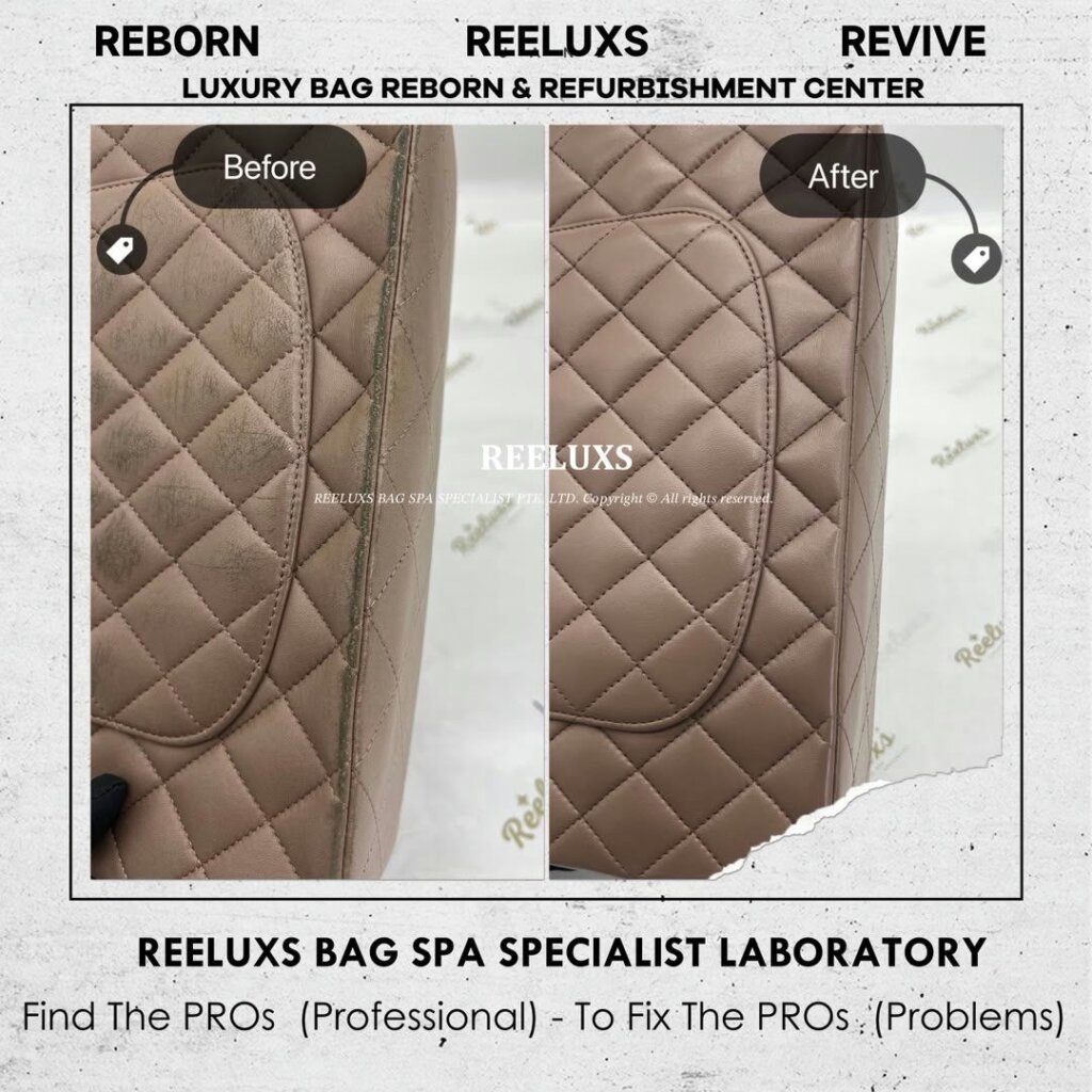 Classic Double Flap Bag Leather Color Transfer Problem, Color Faded, Scratches &… — frame 3