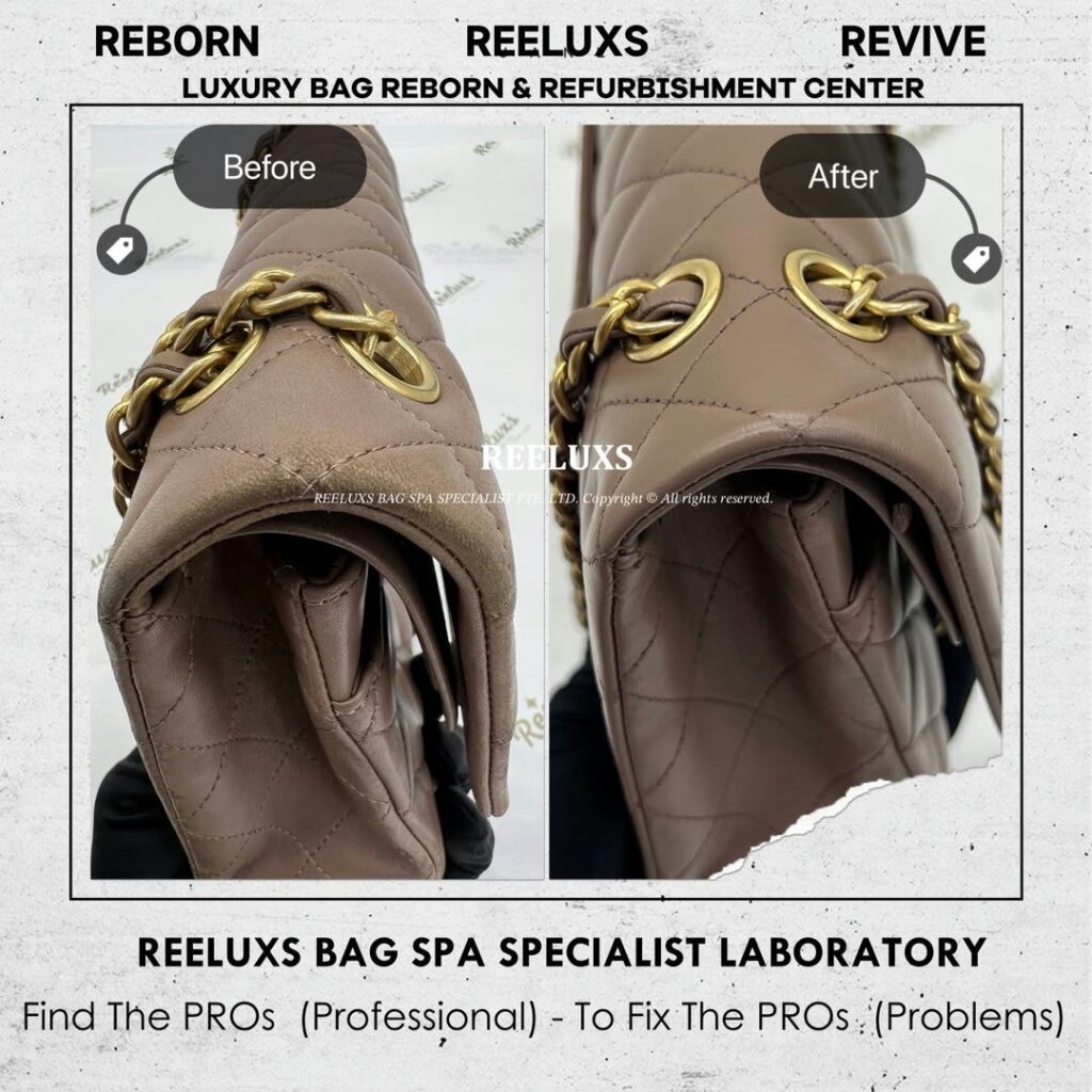 Classic Double Flap Bag Leather Color Transfer Problem, Color Faded, Scratches &… — frame 2