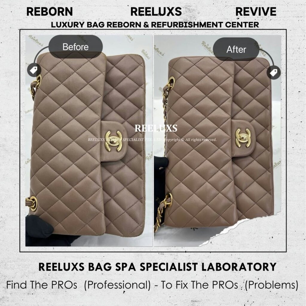 Classic Double Flap Bag Leather Color Transfer Problem, Color Faded, Scratches &… — frame 7