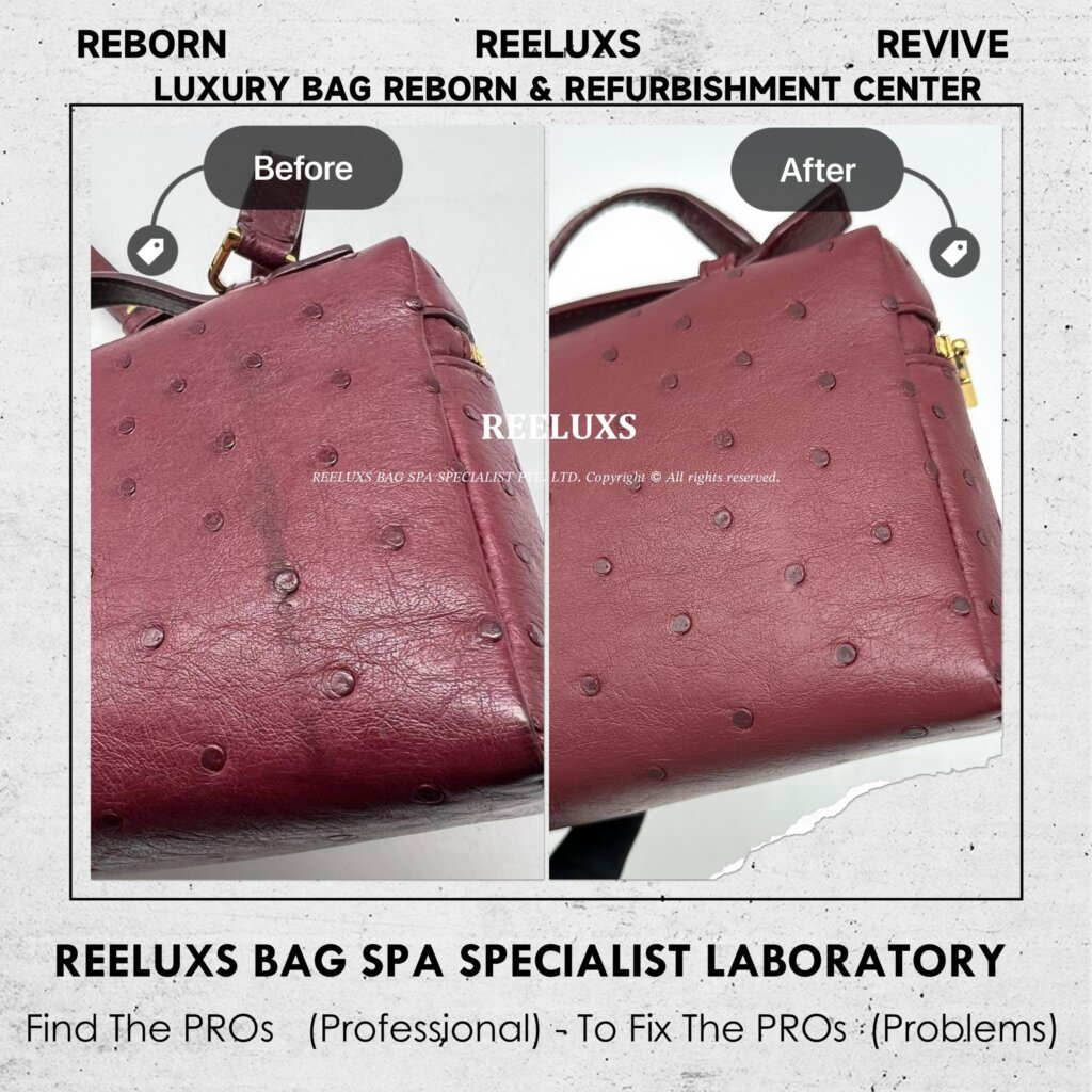 Extra Pocket Bag Corner Peel Off Leather Stain 🫟 Problem — frame 6