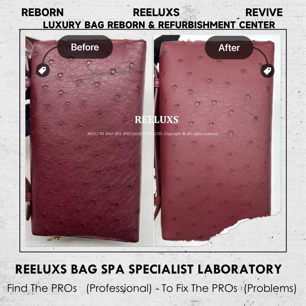 Extra Pocket Bag Corner Peel Off Leather Stain 🫟 Problem — frame 7