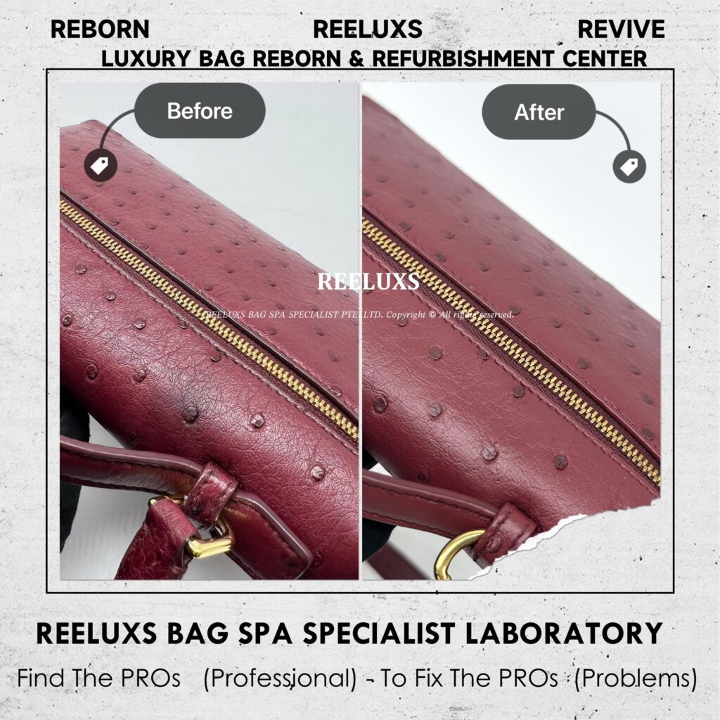 Extra Pocket Bag Corner Peel Off Leather Stain 🫟 Problem — frame 9