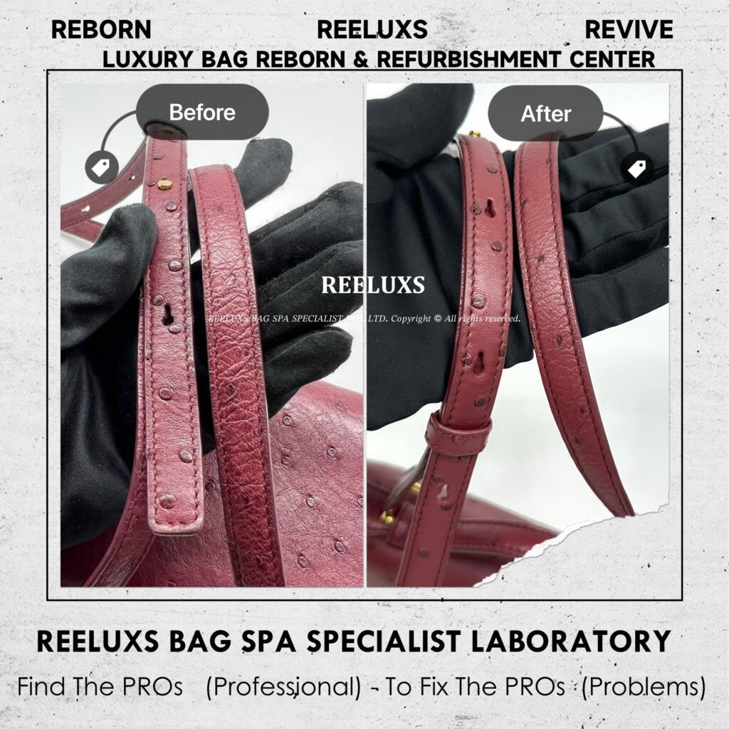 Extra Pocket Bag Corner Peel Off Leather Stain 🫟 Problem — frame 13