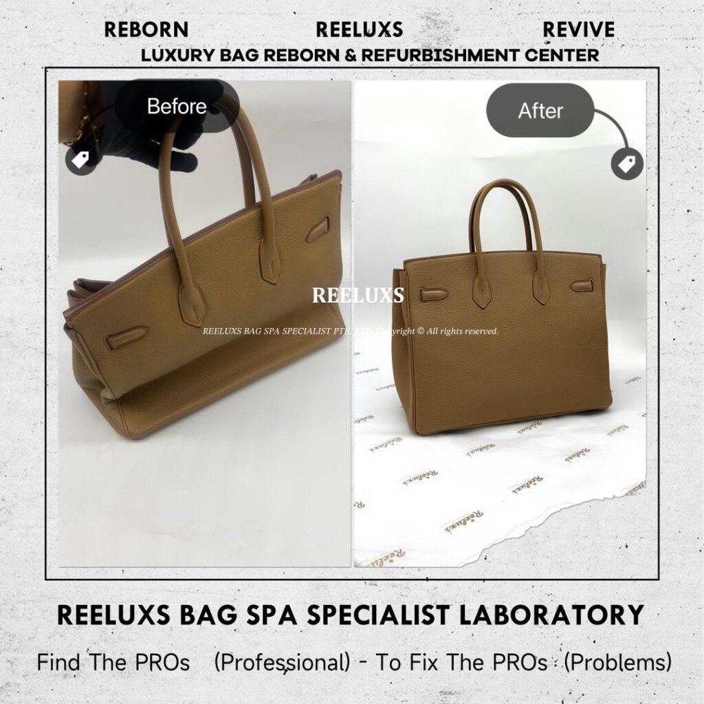 Birkin Leather Run Of The Shape Structure Re-shape — frame 4