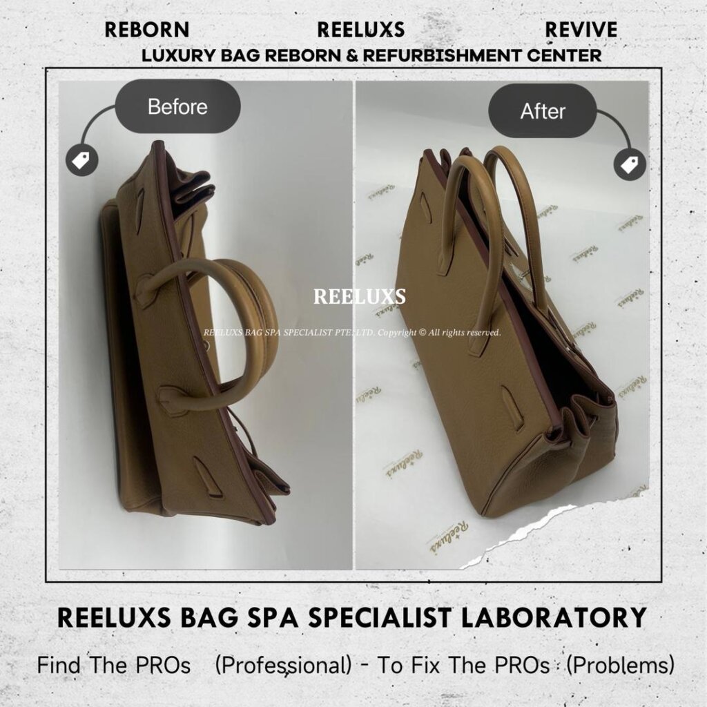 Birkin Leather Run Of The Shape Structure Re-shape — frame 7