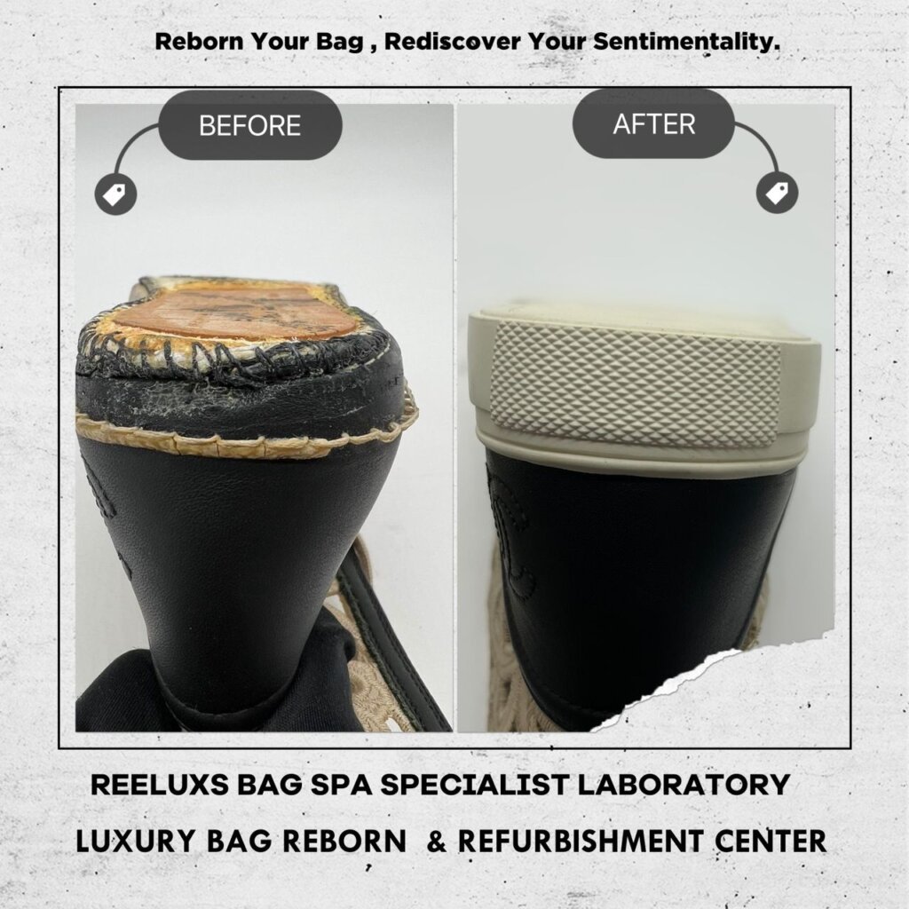 Sneakers Oxidation Broken Sole Detached Replacement With Similar Matching Sole | REELUXS — frame 4