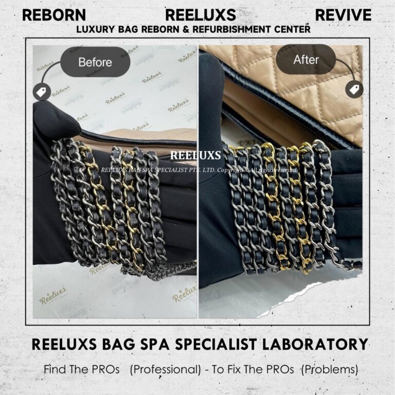 Chanel Gabrielle Bag Chain Leather Peel Off Oxidation Replacement
