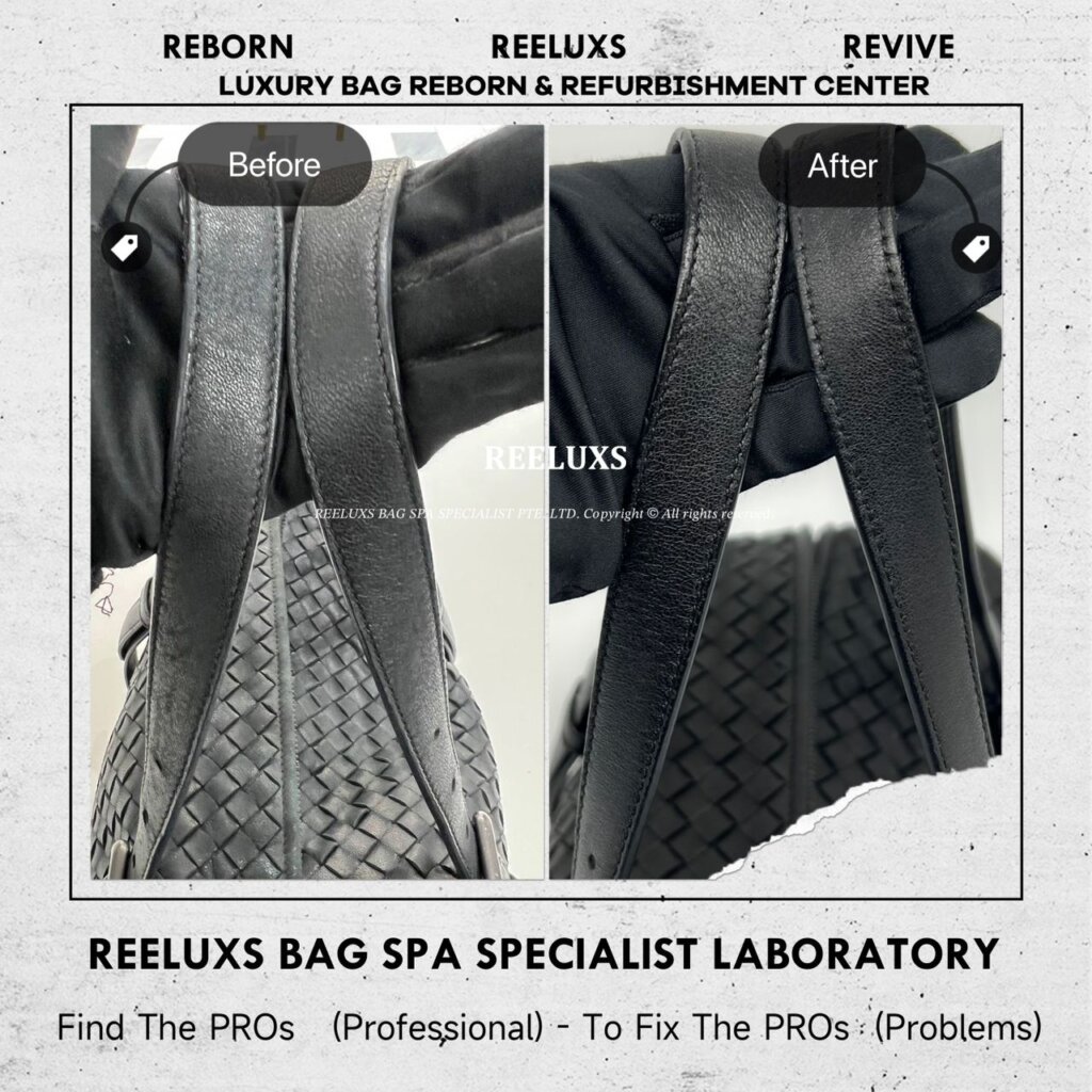 Intrecciato Leather Color Peel-Off & Leather Damage — frame 4
