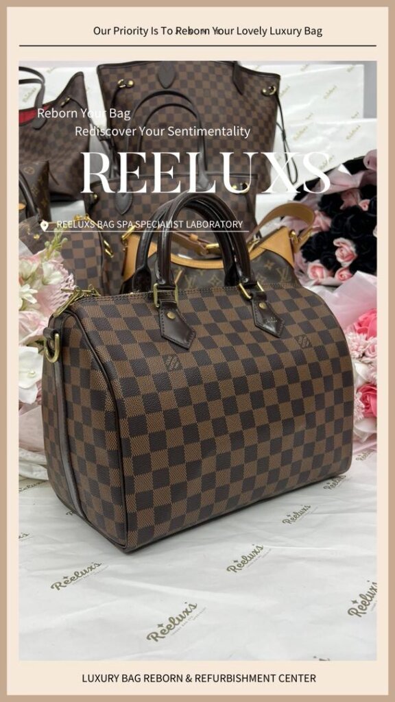 Speedy Damier Eben Zip Damaged Canvas Crack & Broken — frame 4