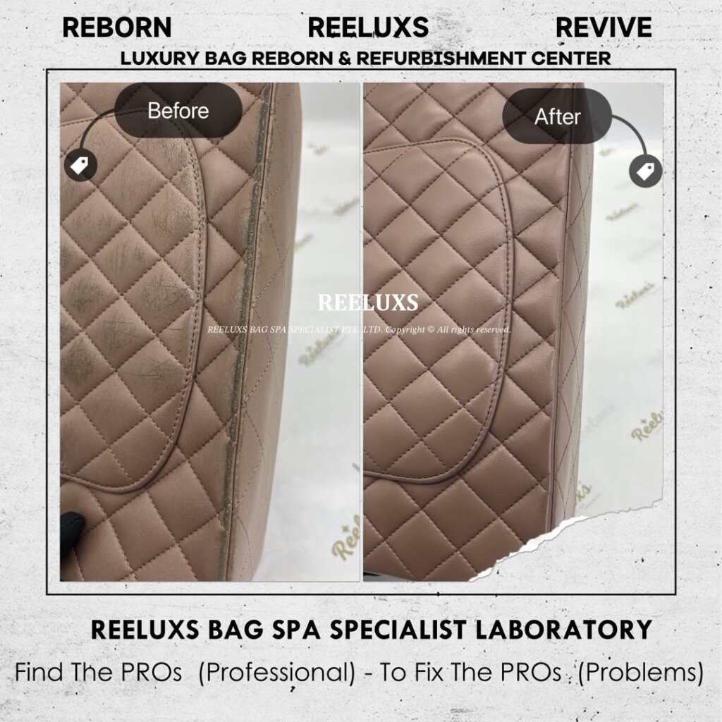 Classic Double Flap Bag Leather Color Transfer Problem, Color Faded, Scratches &… — frame 5