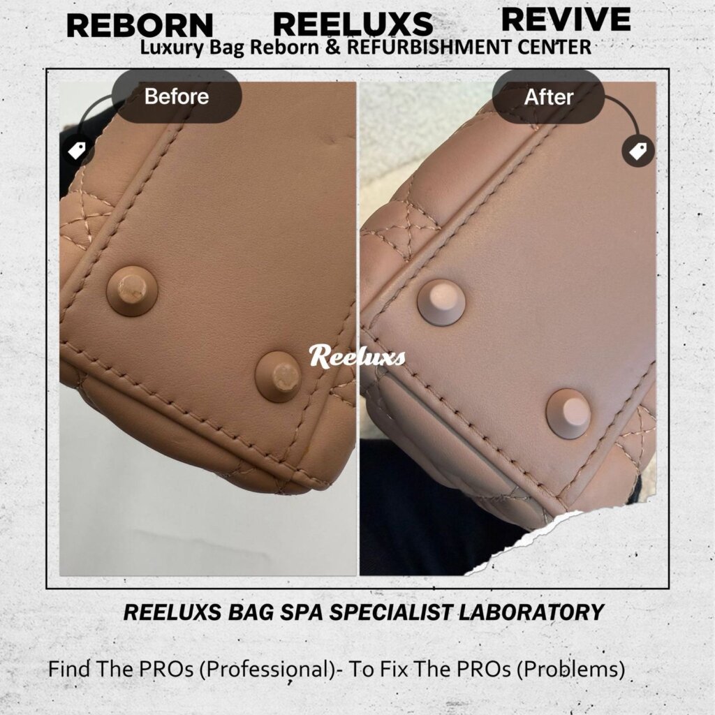 Lady Dior Metal Color Sticky Tear & Faded Color Re-Plating | REELUXS — frame 2
