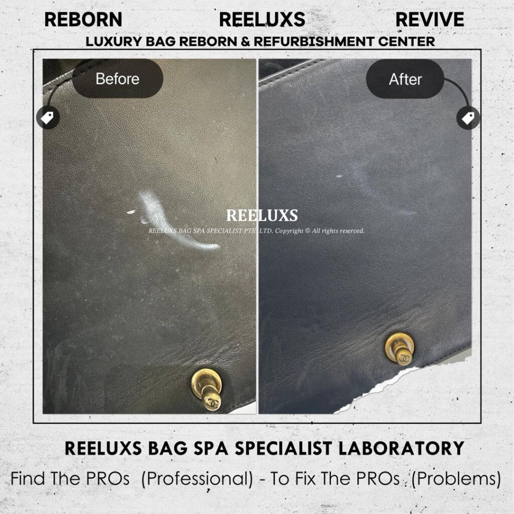 Le Boy Color Faded Leather White Stain Problem — frame 5