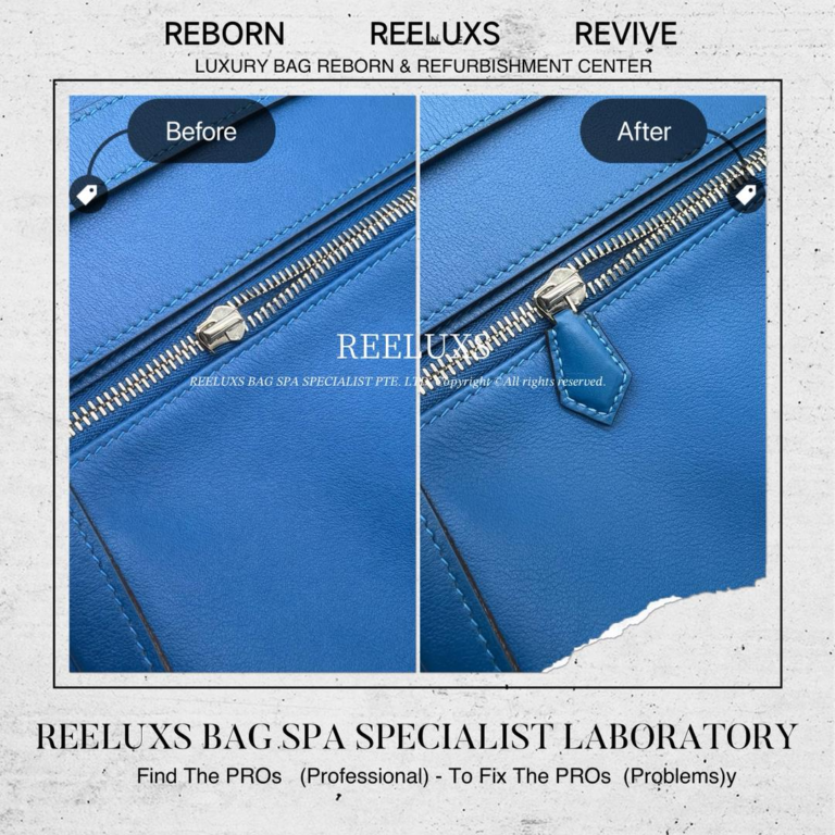 Hermès Kelly Lakis Handbag Zip Leather Puller Broken Replacement