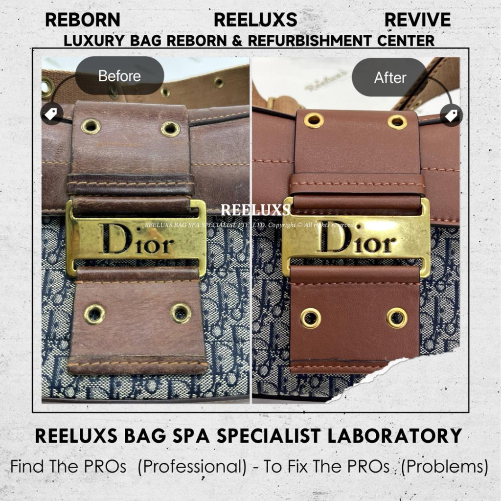 Christian Dior Street Chic Columbus Handbag Interior Mold Spot Damaged & Leather… — frame 4