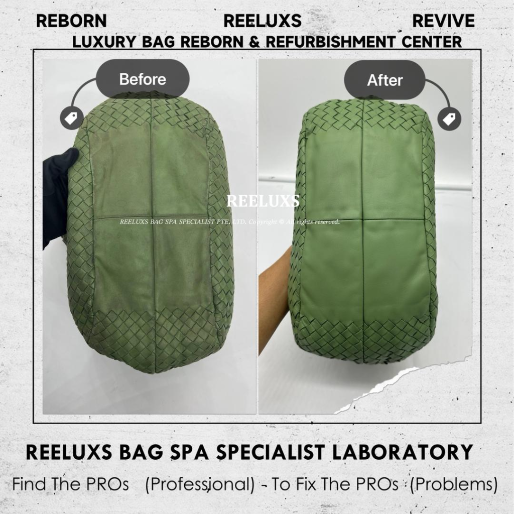 Intrecciato Hobo Bag Leather Color Damage — frame 5