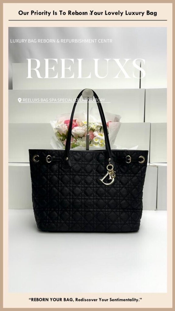 Christian Dior Panarea Tote Bag Color Faded & Peel Off Change To… — frame 2