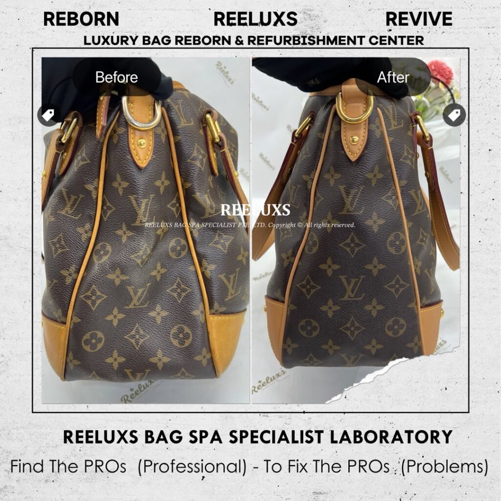 Estrela Handbag Vachetta Cracked Damaged & Oxidation — frame 3