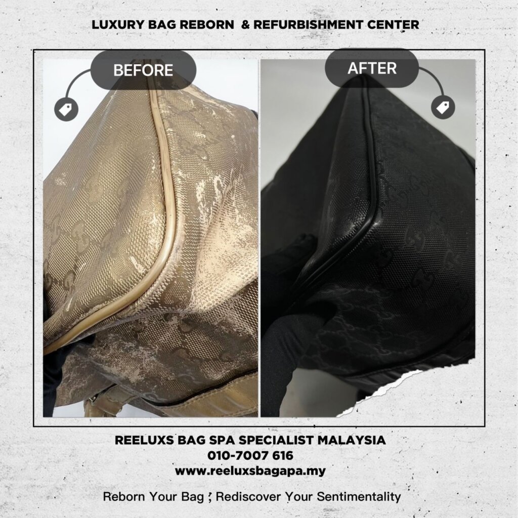 GG Supreme Boston Bag Metallic Color Peeling & Damage Restoration, Color Change… — frame 3