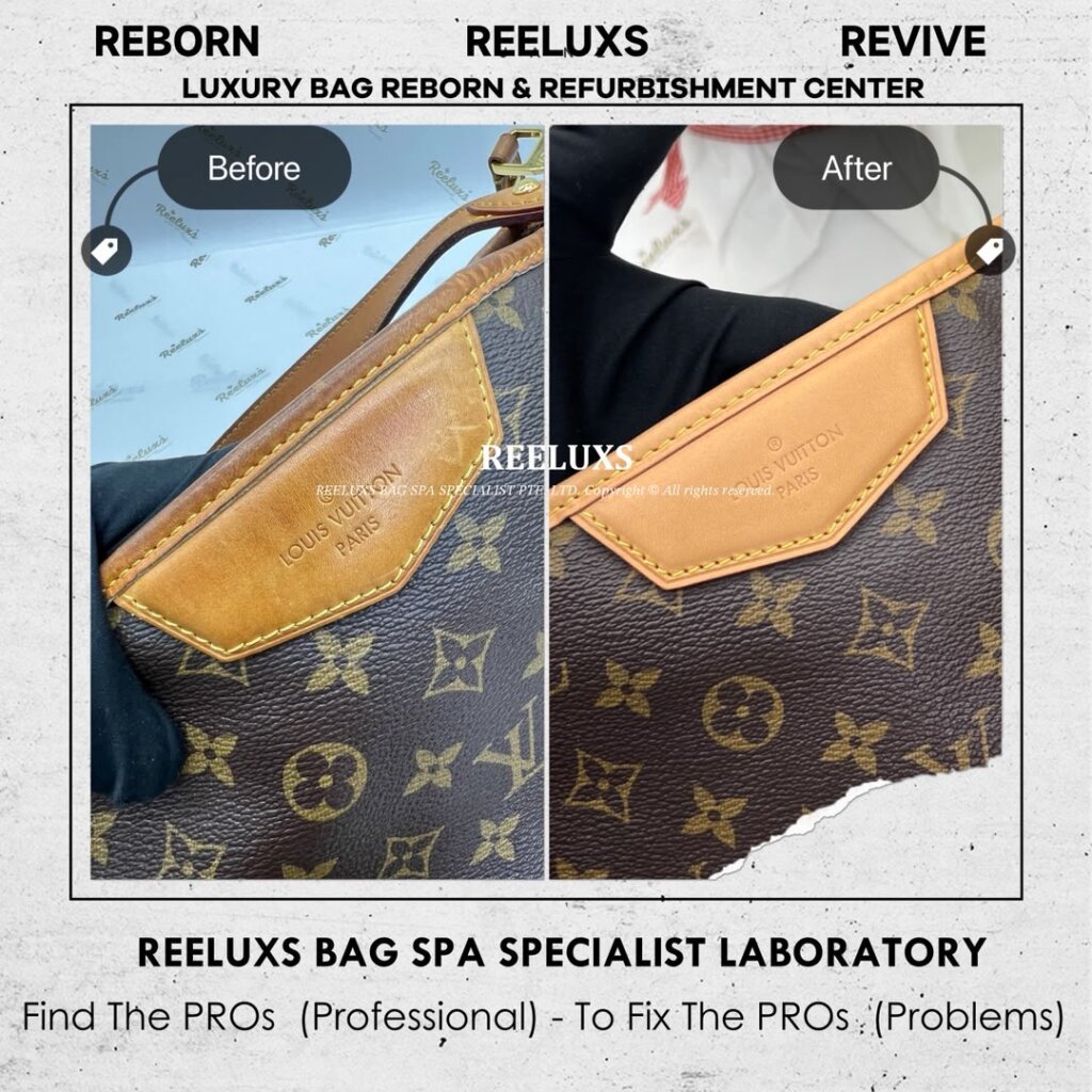 Estrela Handbag Vachetta Cracked Damaged & Oxidation — frame 2