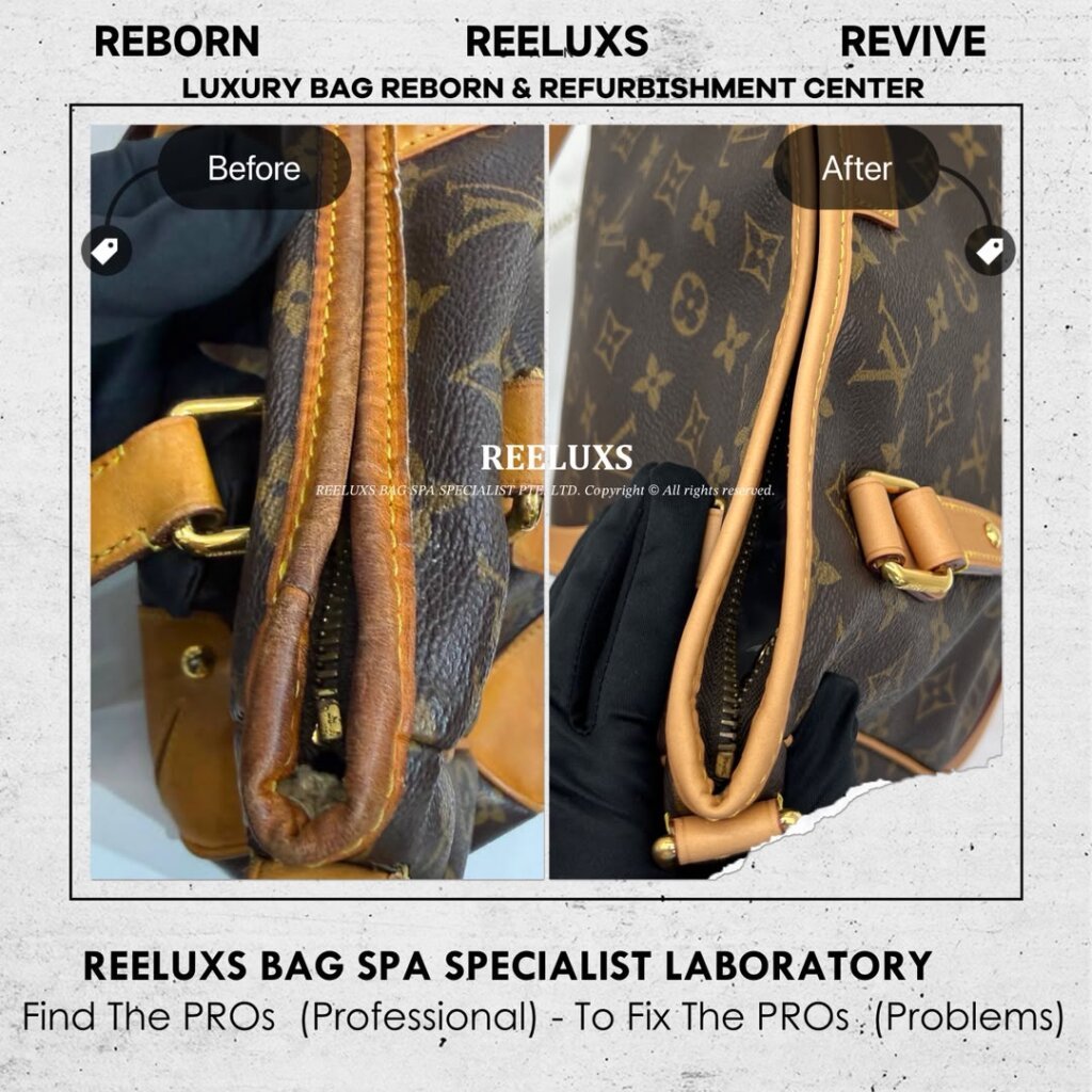 Estrela Handbag Vachetta Cracked Damaged & Oxidation — frame 7