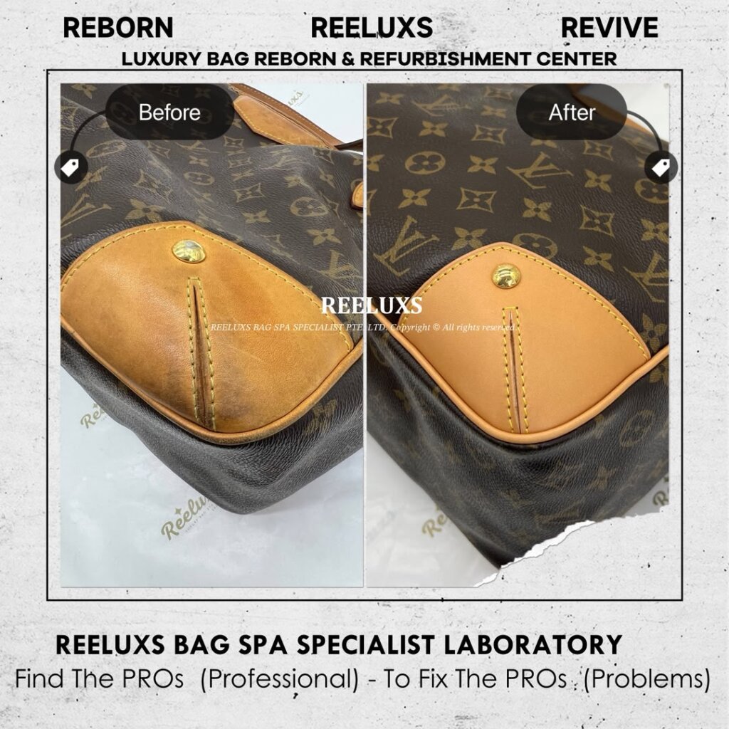 Estrela Handbag Vachetta Cracked Damaged & Oxidation — frame 6