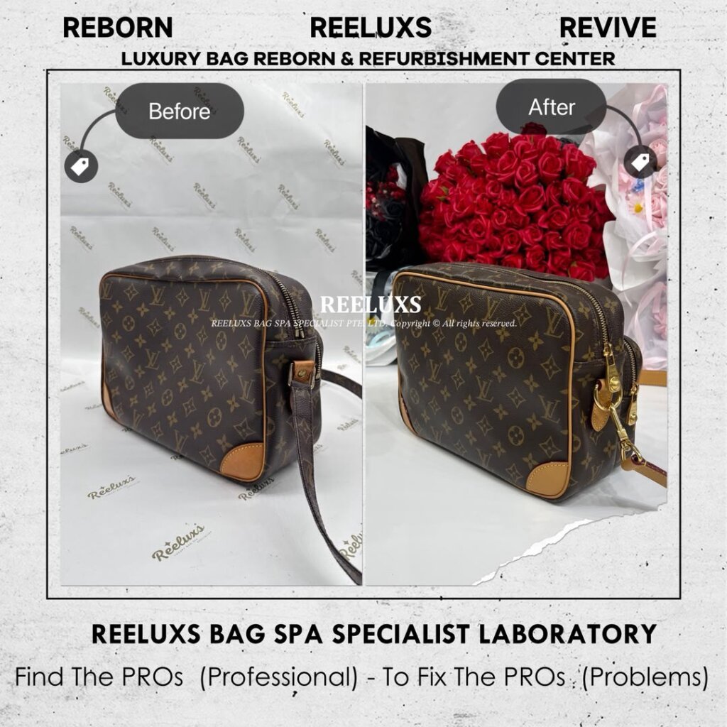 Monogram Nil Crossbody Vachetta Heavy Stain Replacement Metal Tarnish & Scratches 24K… — frame 4