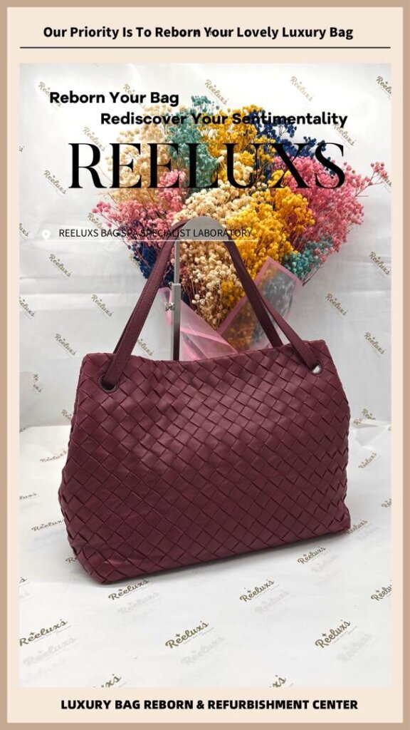 Intrecciato Tote Bag Handle Oil Edge Glitch Problem & Crack Replacement |… — frame 6