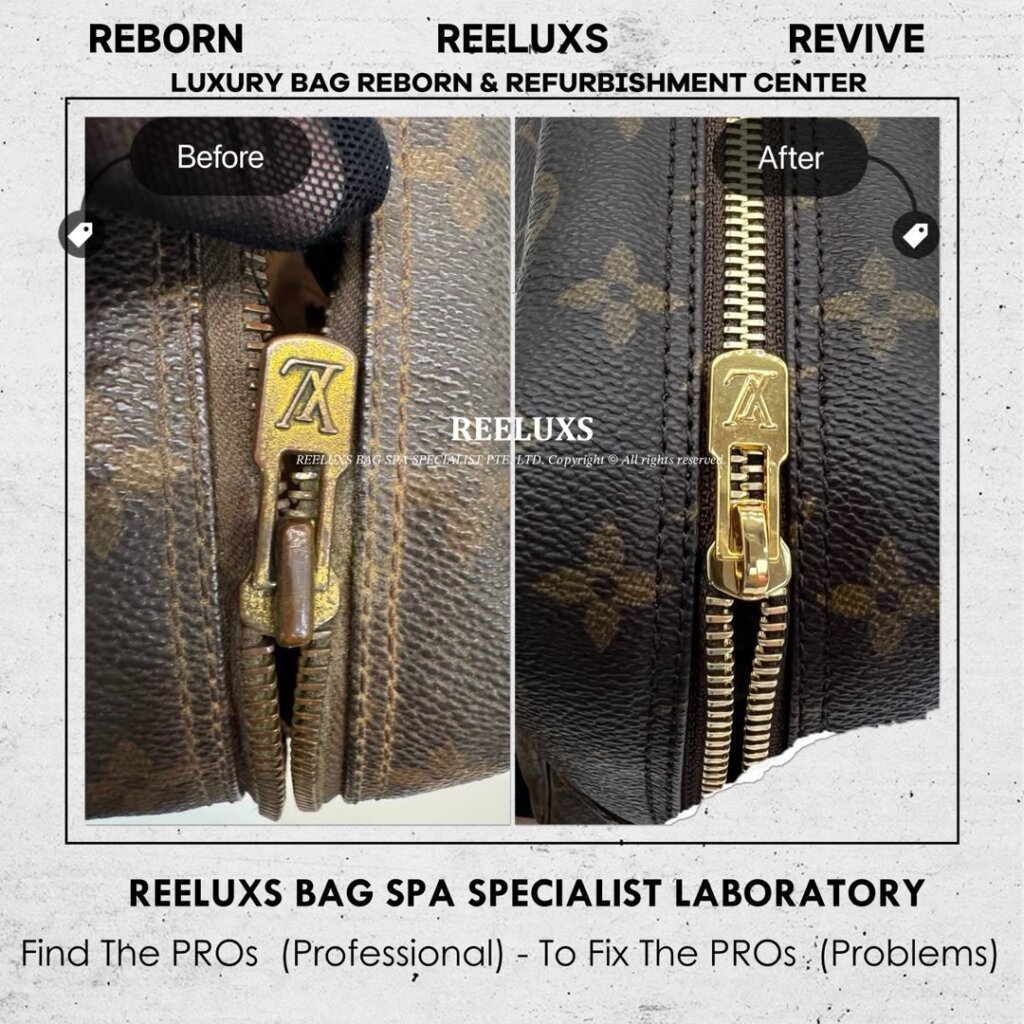 Monogram Trousse Toilette Cosmetic Pouch Zip Broken Damaged & Gold Hardware Tarnish… — frame 2