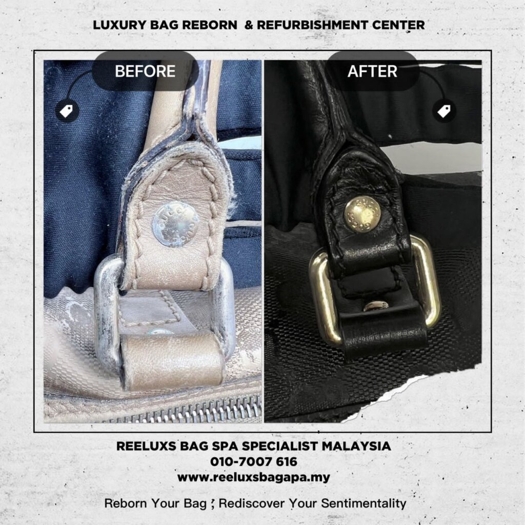 GG Supreme Boston Bag Metallic Color Peeling & Damage Restoration, Color Change… — frame 2