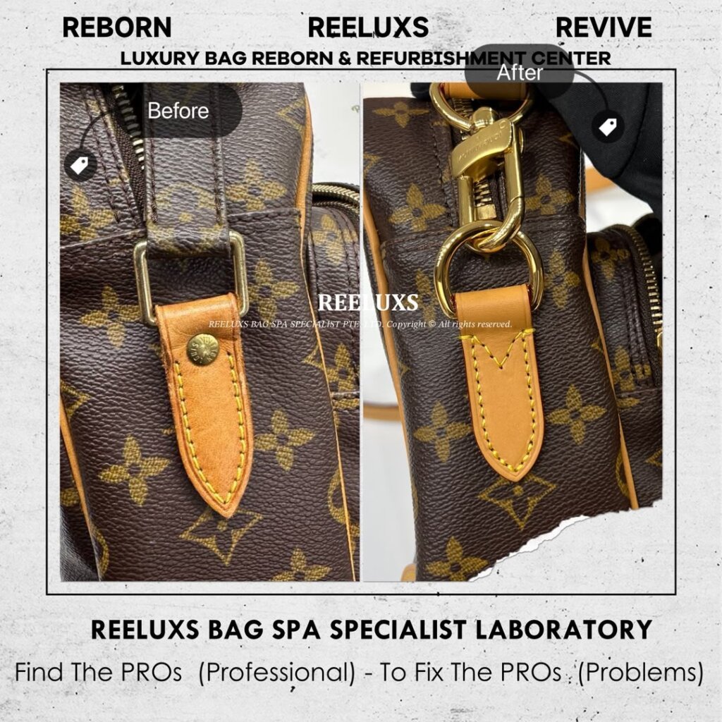 Monogram Nil Crossbody Vachetta Heavy Stain Replacement Metal Tarnish & Scratches 24K… — frame 7