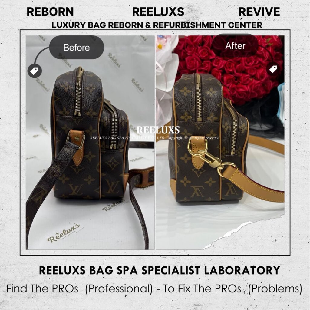 Monogram Nil Crossbody Vachetta Heavy Stain Replacement Metal Tarnish & Scratches 24K… — frame 2