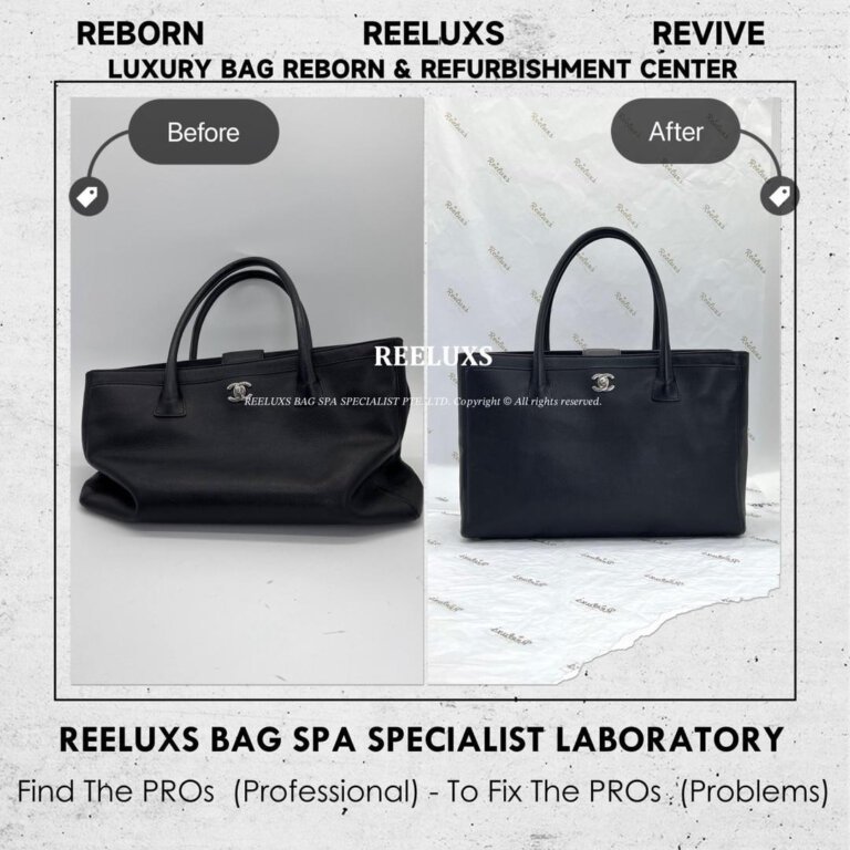 Chanel Executive Cerf Tote Bag Run Of The Shape Re-structure