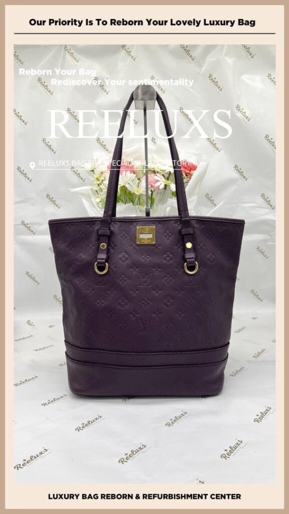 Monogram Empreinte Citadine PM Tote Bag Interior Dust Dirt Leather Color Faded… — frame 8
