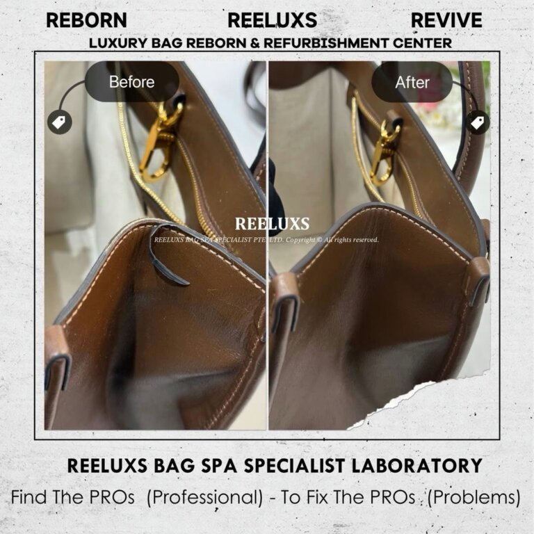 Gucci GG Supreme Canvas Tote Bag Trim Oil Edge Cracked & Damage Replacement | REELUXS