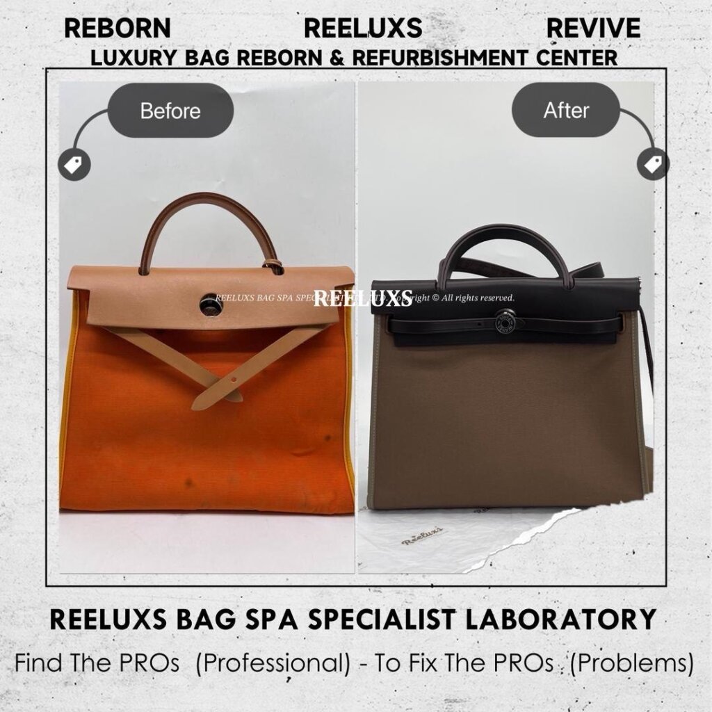 Herbag Fabric Bubble Pop Up Heavy Color Stain Damaged Refurbishment | REELUXS — frame 2