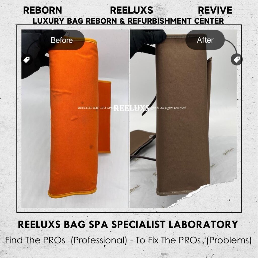 Herbag Fabric Bubble Pop Up Heavy Color Stain Damaged Refurbishment | REELUXS — frame 4