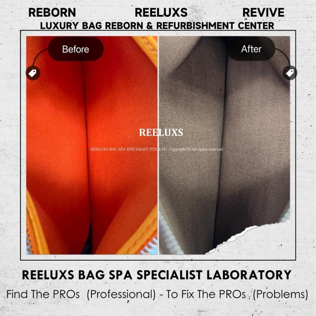 Herbag Fabric Bubble Pop Up Heavy Color Stain Damaged Refurbishment | REELUXS — frame 5