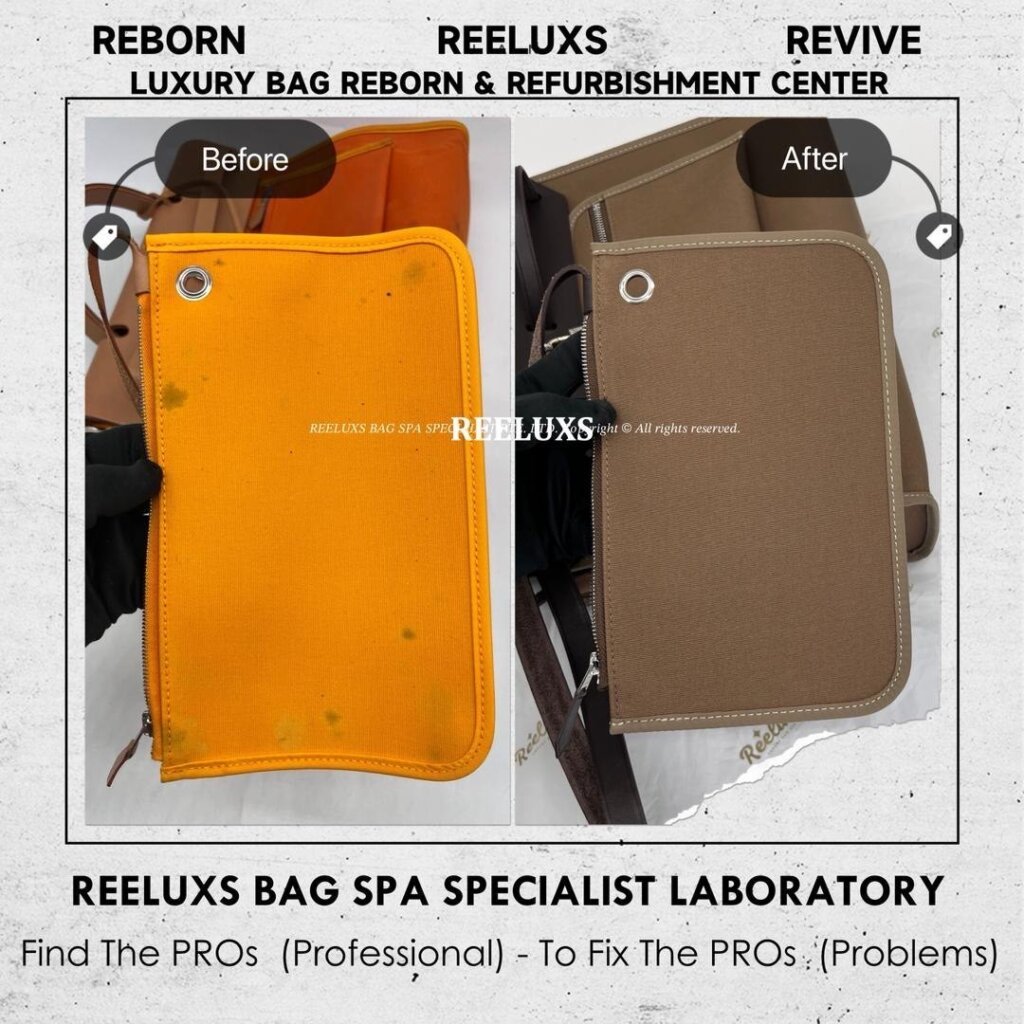 Herbag Fabric Bubble Pop Up Heavy Color Stain Damaged Refurbishment | REELUXS — frame 6