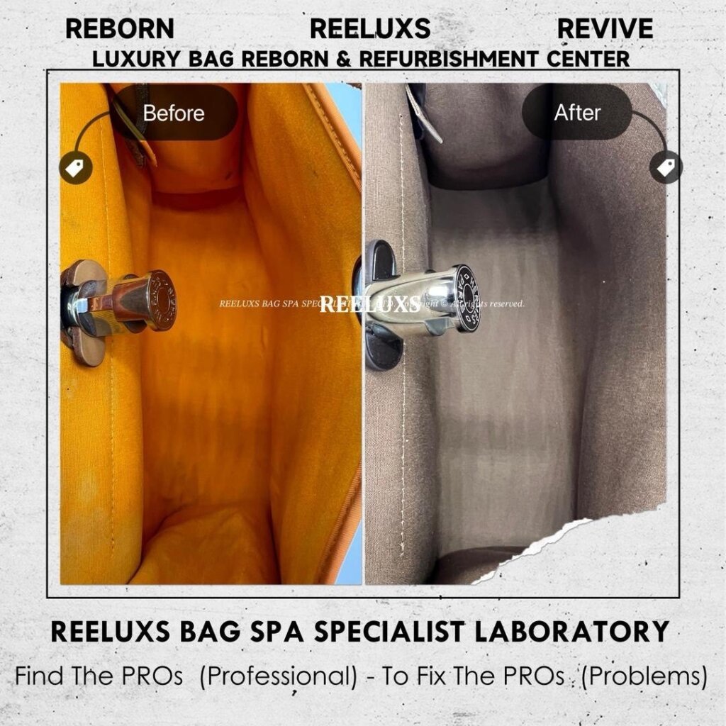 Herbag Fabric Bubble Pop Up Heavy Color Stain Damaged Refurbishment | REELUXS — frame 8